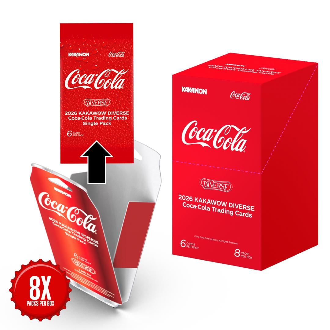 2026 Kakawow Diverse Coca-Cola Trading Card Blaster Box