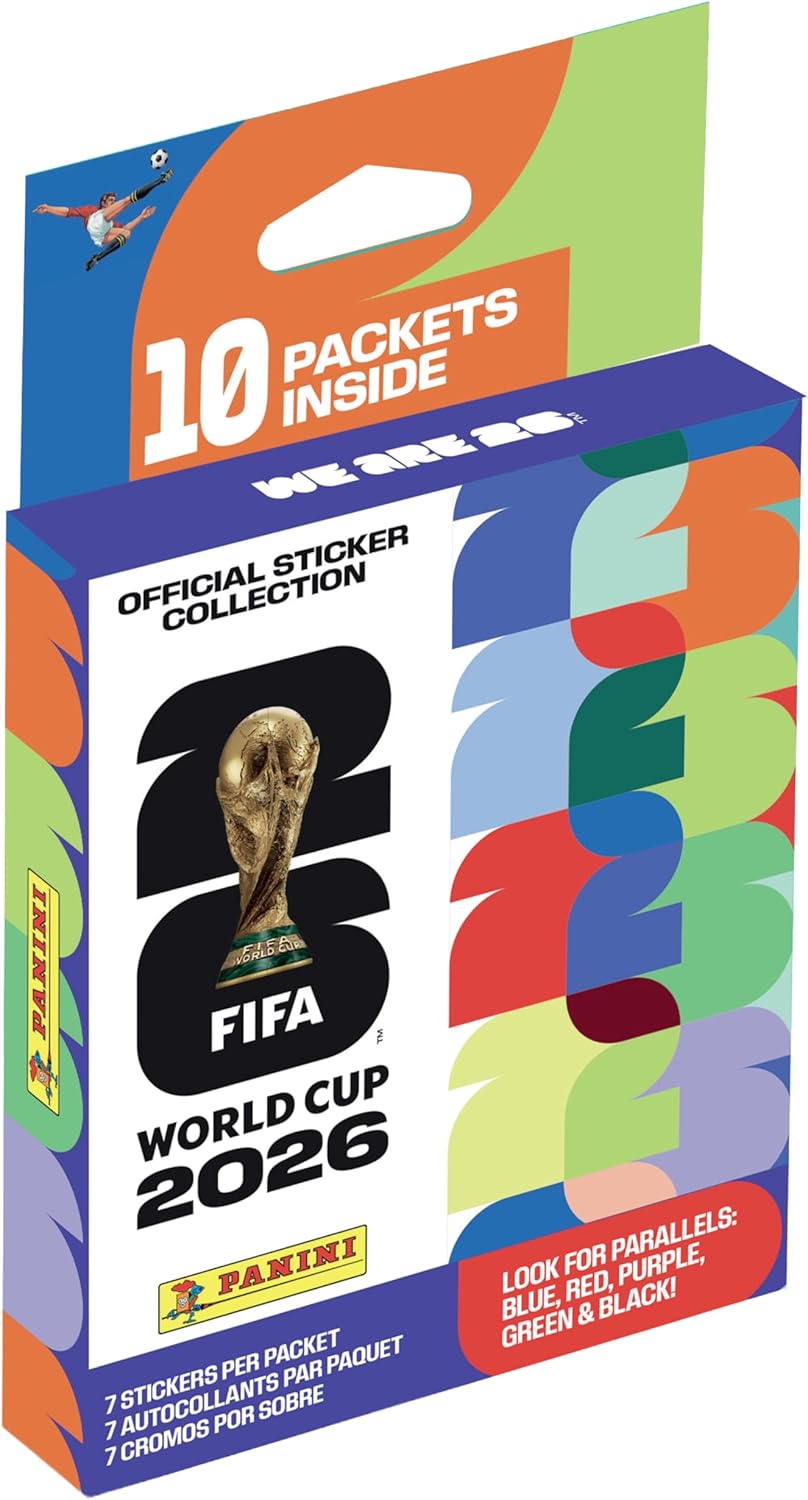2026 Panini World Cup Soccer Sticker Ecoblister (10ct)