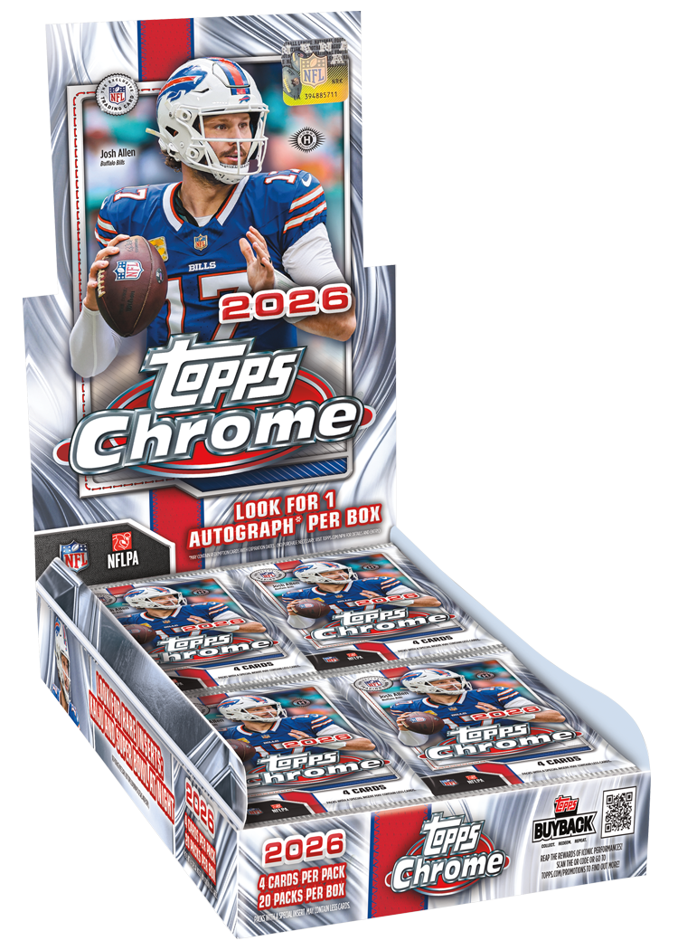2026 Topps Chrome Football Hobby Box