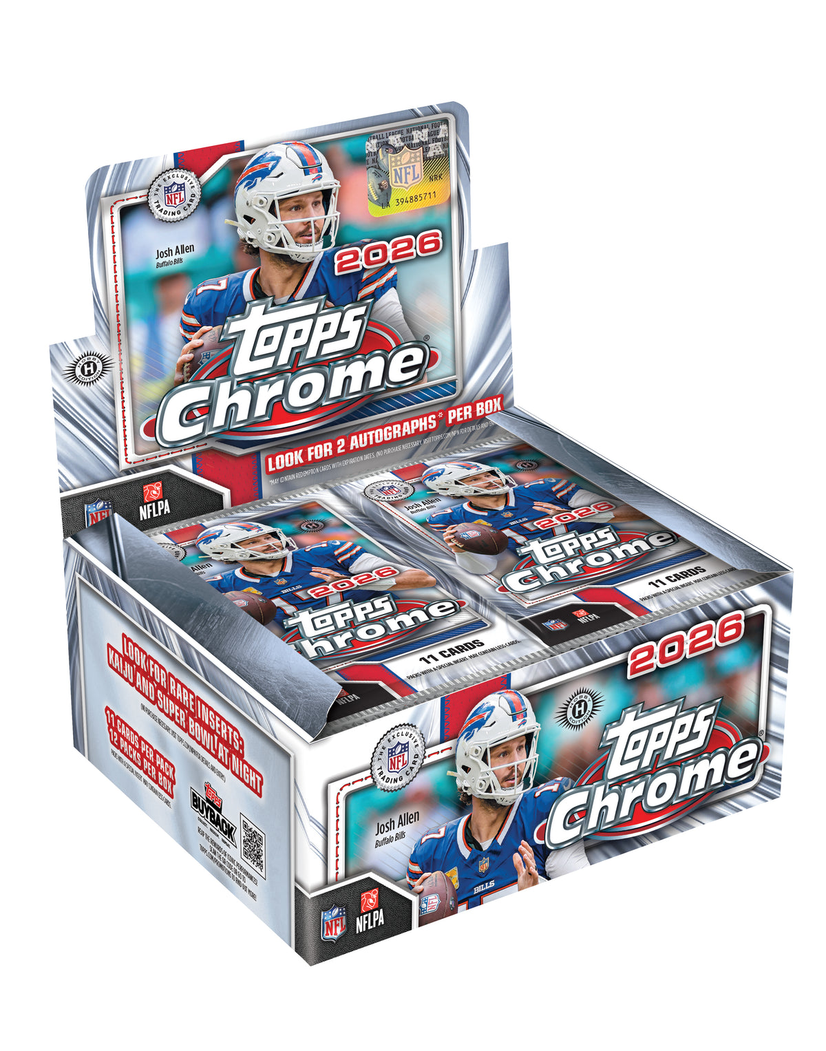 2026 Topps Chrome Football Jumbo Box