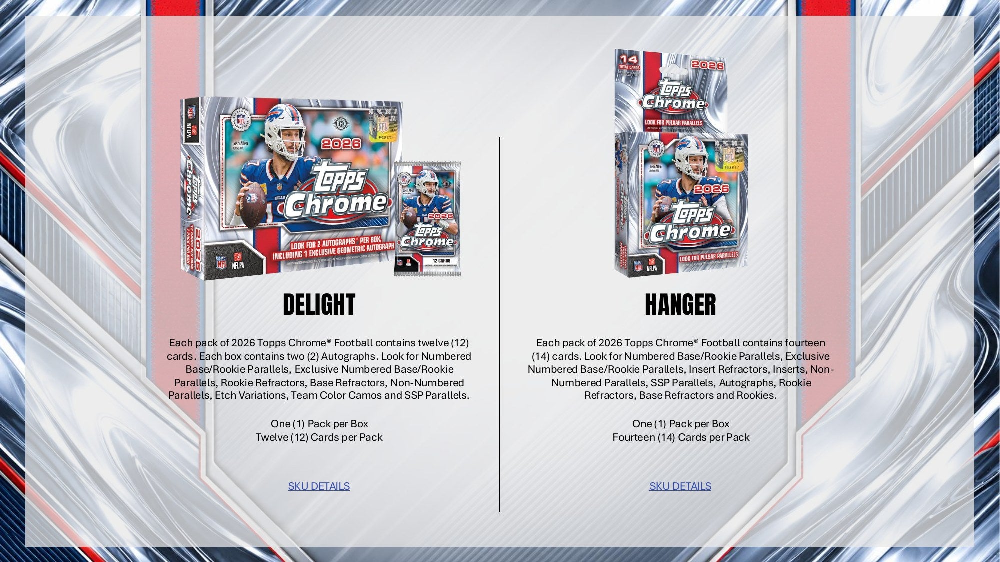 2026 Topps Chrome Football Sell Sheet 4