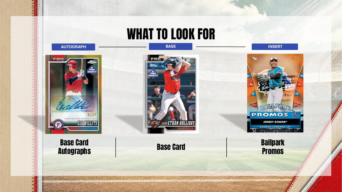 2026 Topps Pro Debut Baseball Jumbo Hobby Box Sell Sheet 4