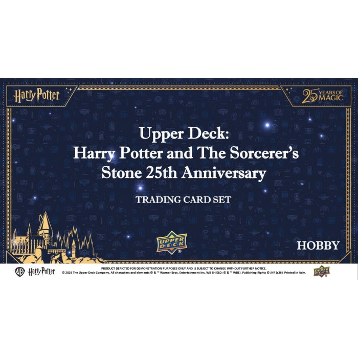 2026 Upper Deck Harry Potter and the Sorcerer's Stone 25th Anniversary Hobby Box