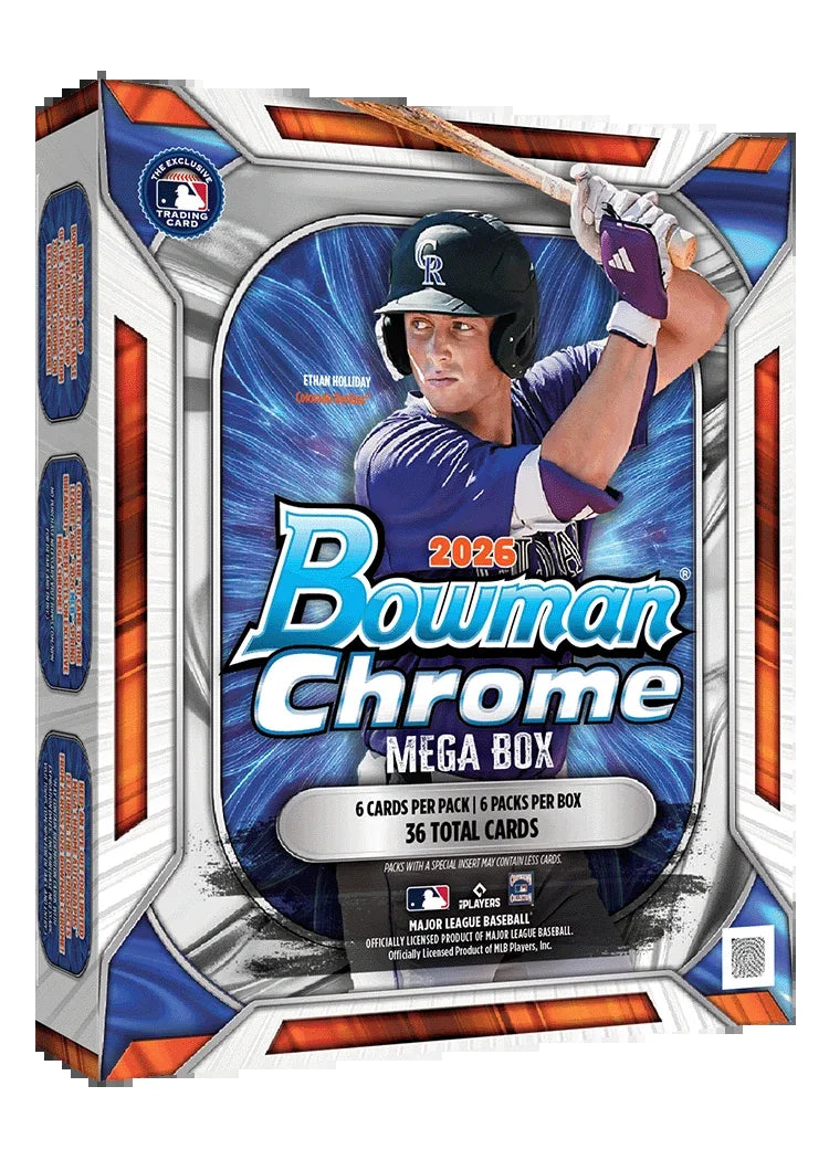 2026 Bowman Chrome Baseball Mega Box