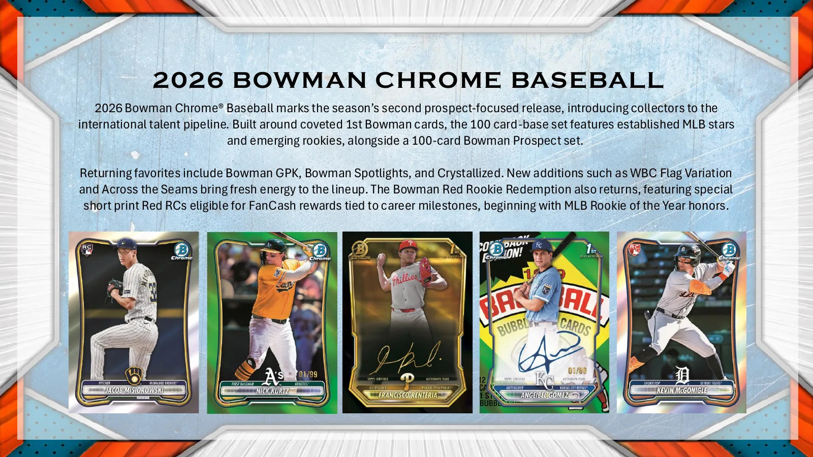 2026 Bowman Chrome Baseball Delight Box