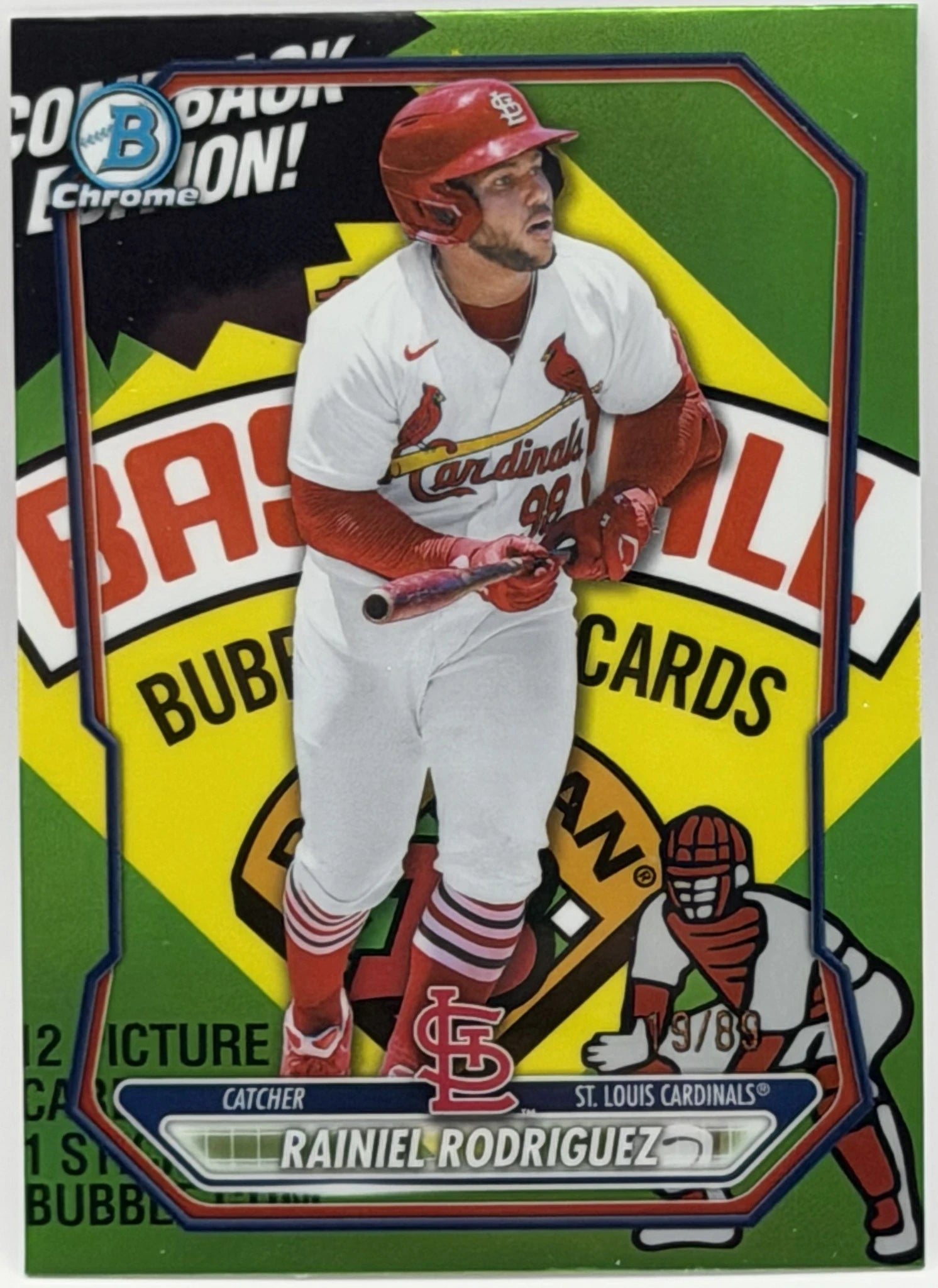 2026 Bowman Rainiel Rodriguez Chrome PackFractor /89