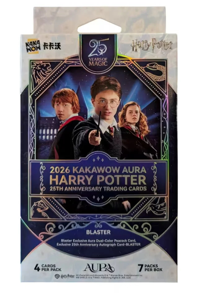 2026 Kakawow Harry Potter Aura 25th Anniversary Blaster Box