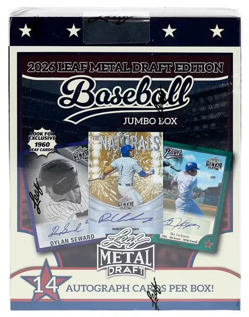 2026 Leaf Metal Draft Baseball Mega Jumbo Box