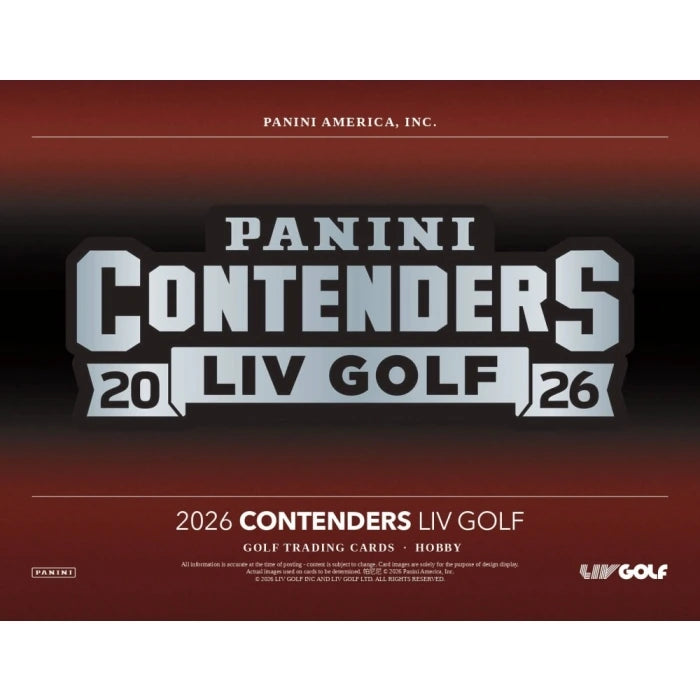 2026 Panini Contenders LIV Golf Hobby Box (Pre-Sale, 8/26)
