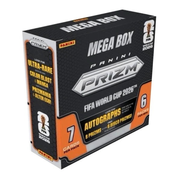 2026 Panini World Cup Prizm Soccer Mega Box
