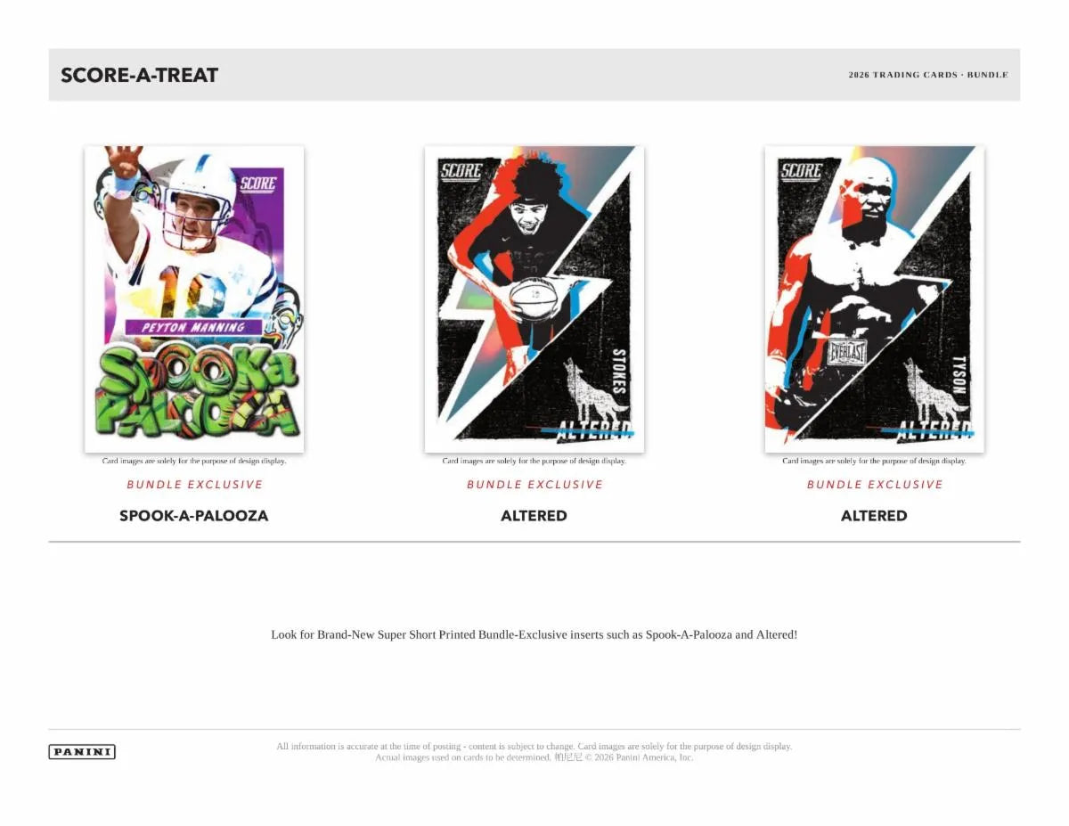 2026 Panini Score-A-Treat Multi Sport Bundle Box