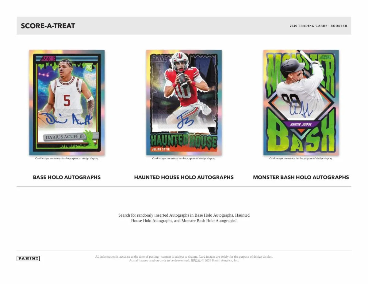 2026 Panini Score-A-Treat Multi Sport Bundle Box