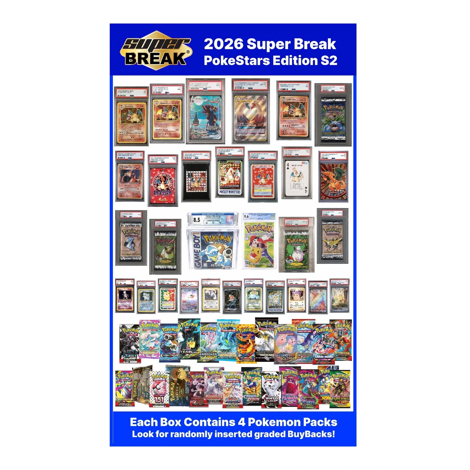 2026 Super Break Pokestars Series 2 Mystery Box (Pre-Sale 8/21)