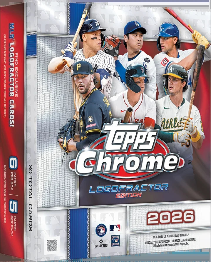2026 Topps Chrome Baseball Logofractor Hobby Box