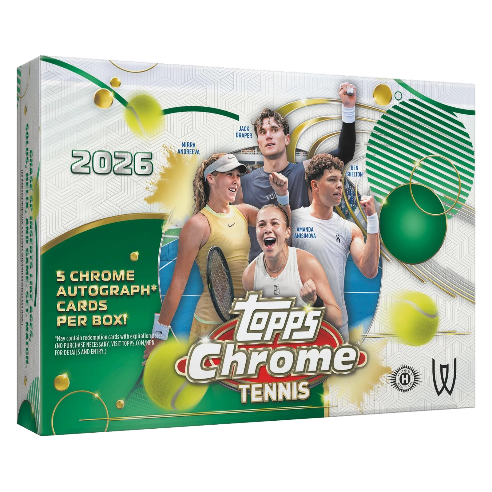 2026 Topps Chrome Tennis Delight Box