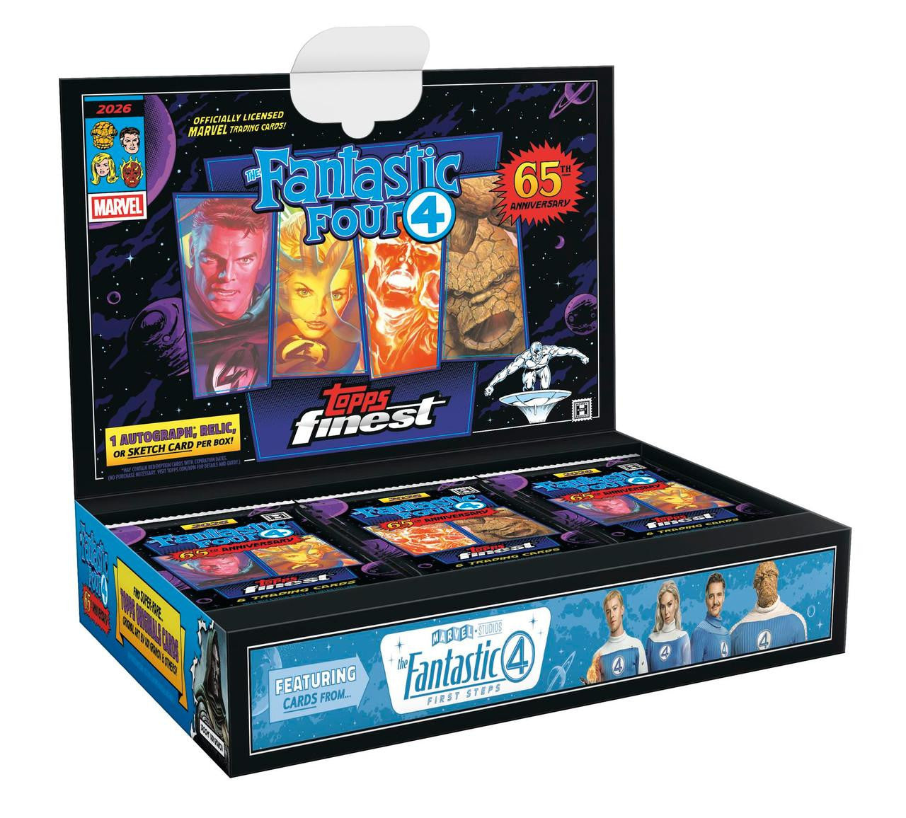 2026 Topps Marvel Finest Fantastic Four Hobby Box