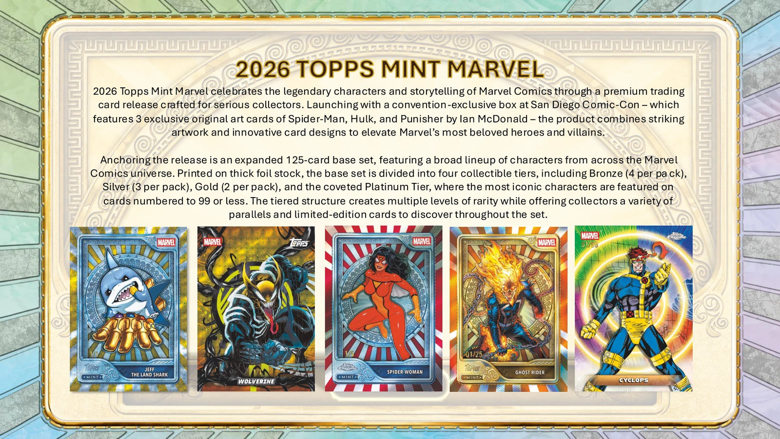 2026 Topps Mint Marvel Hobby Box