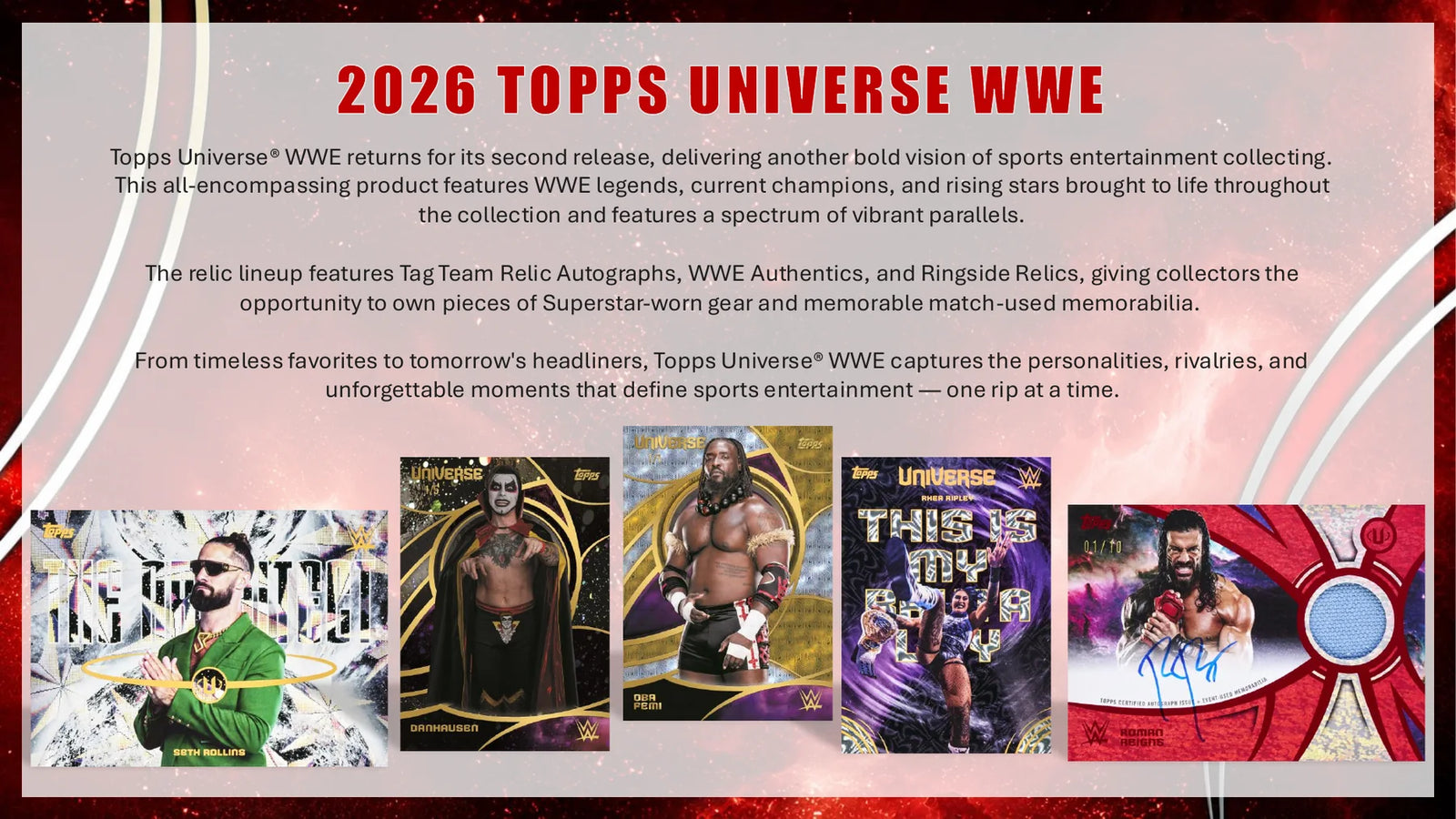 2026 Topps Universe WWE Wrestling Hobby Box