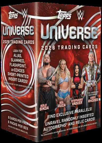 2026 Topps Universe WWE Wrestling Value Box