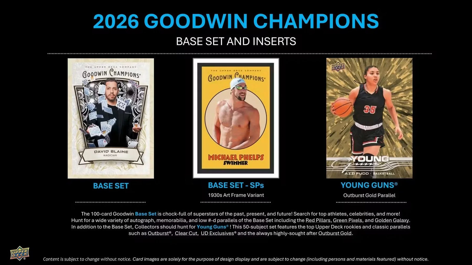 2026 Upper Deck Goodwin Champions Hobby Box (Pricing In Store Only)