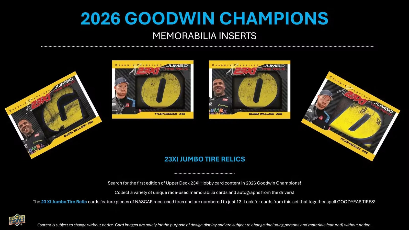 2026 Upper Deck Goodwin Champions Hobby Box (Pricing In Store Only)