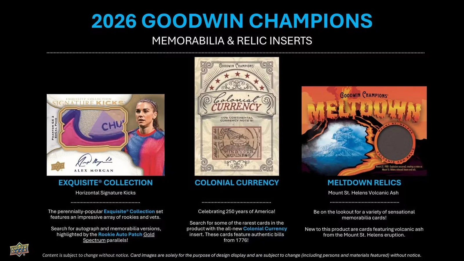 2026 Upper Deck Goodwin Champions Hobby Box (Pricing In Store Only)
