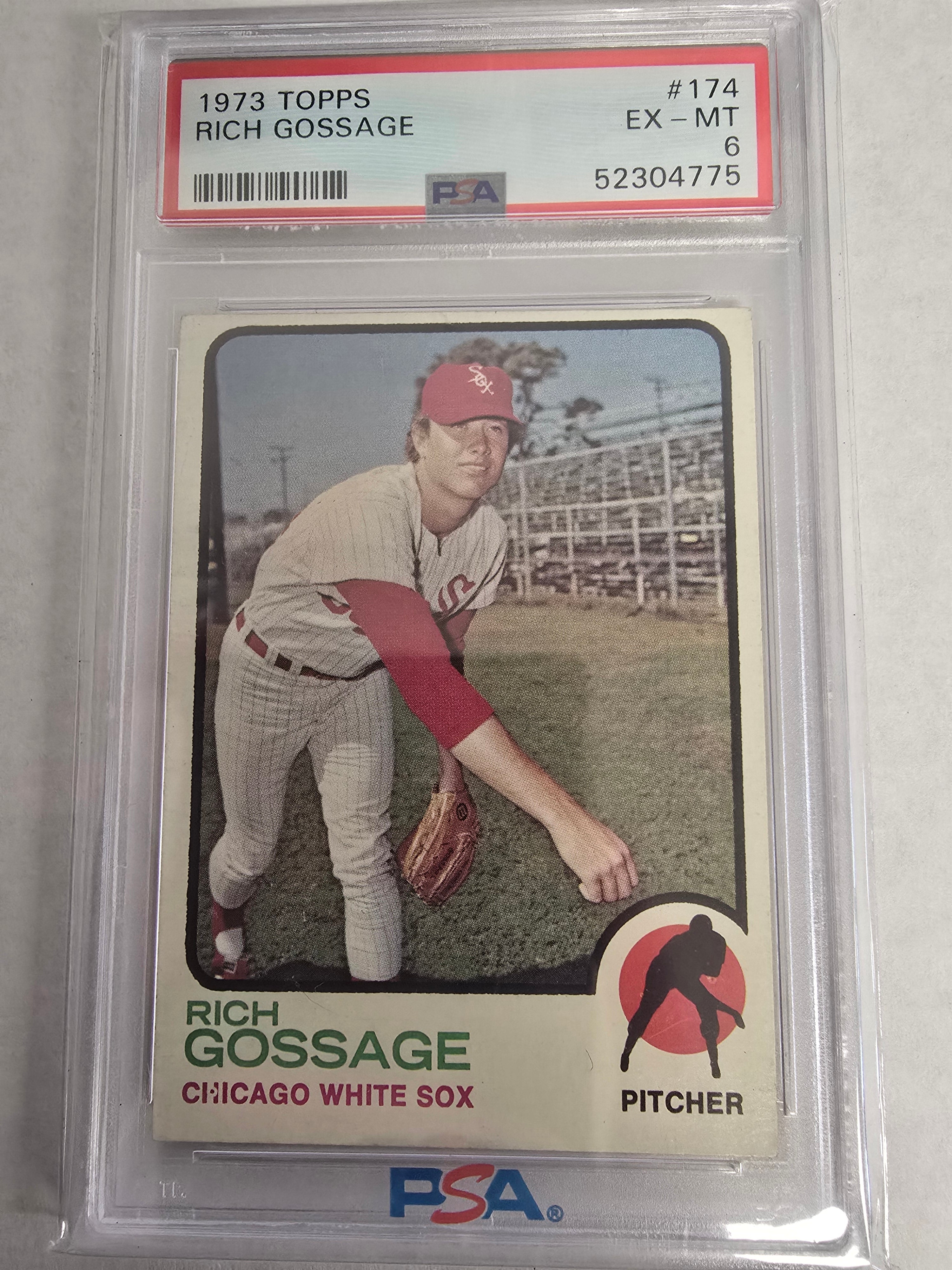 1973 Topps #174 Rich Gossage rookie card PSA 6