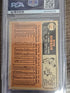 1966 Topps #320 Bob Gibson card graded PSA 3