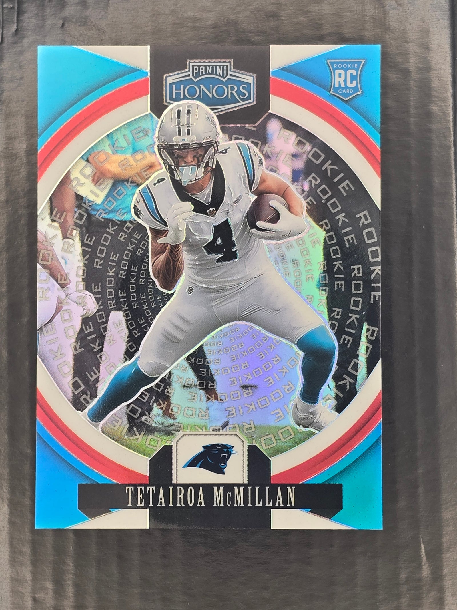 2025 Panini Honors Red #33 Tetairoa McMillan Panthers RC Rookie /35