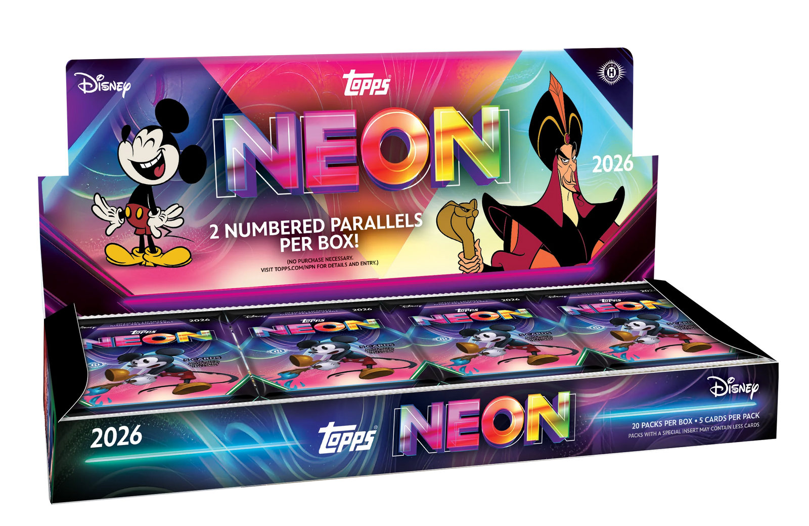 2026 Topps Disney Neon Hobby Box