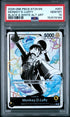 2026 ONE PIECE ST29 EGGHEAD #001 MONKEY D. LUFFY BLACK & WHITE ALT ART PSA 10