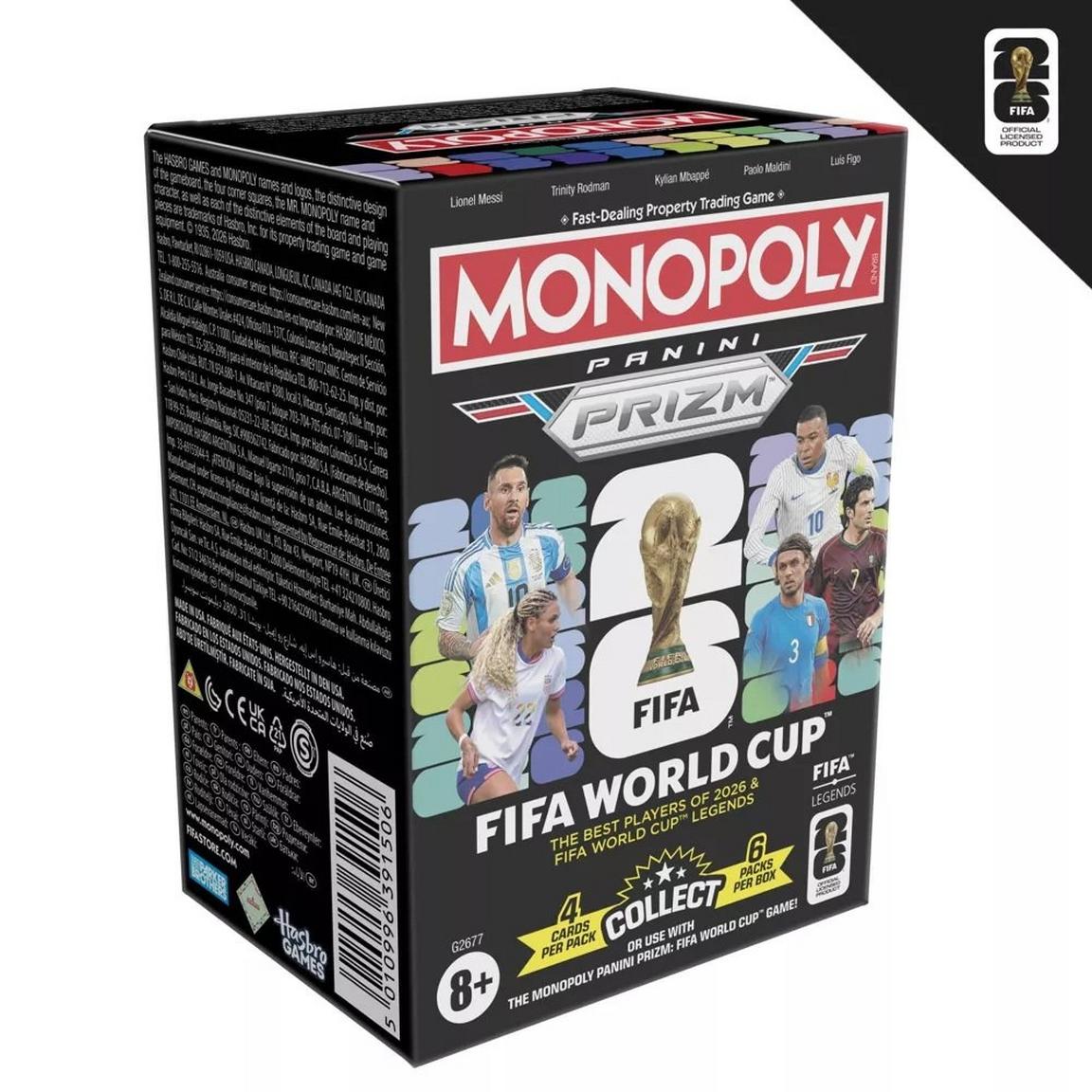 2026 Panini Prizm Monopoly FIFA World Cup Soccer Blaster Box