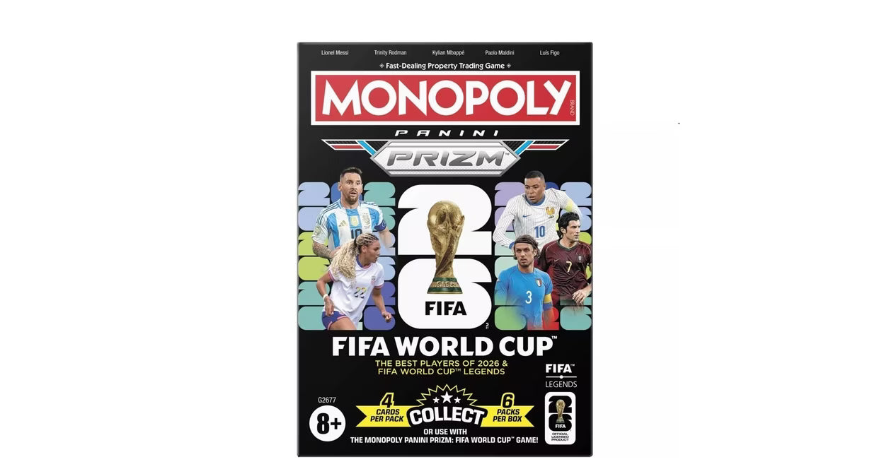 2026 Panini Prizm Monopoly FIFA World Cup Soccer Blaster Box