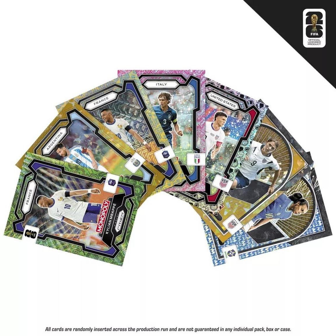 2026 Panini Prizm Monopoly FIFA World Cup Soccer Blaster Box