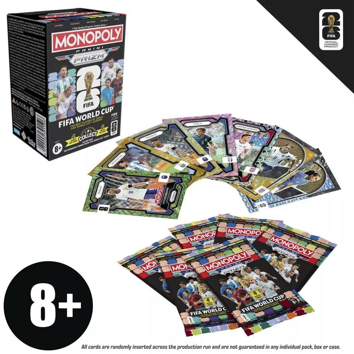 2026 Panini Prizm Monopoly FIFA World Cup Soccer Blaster Box