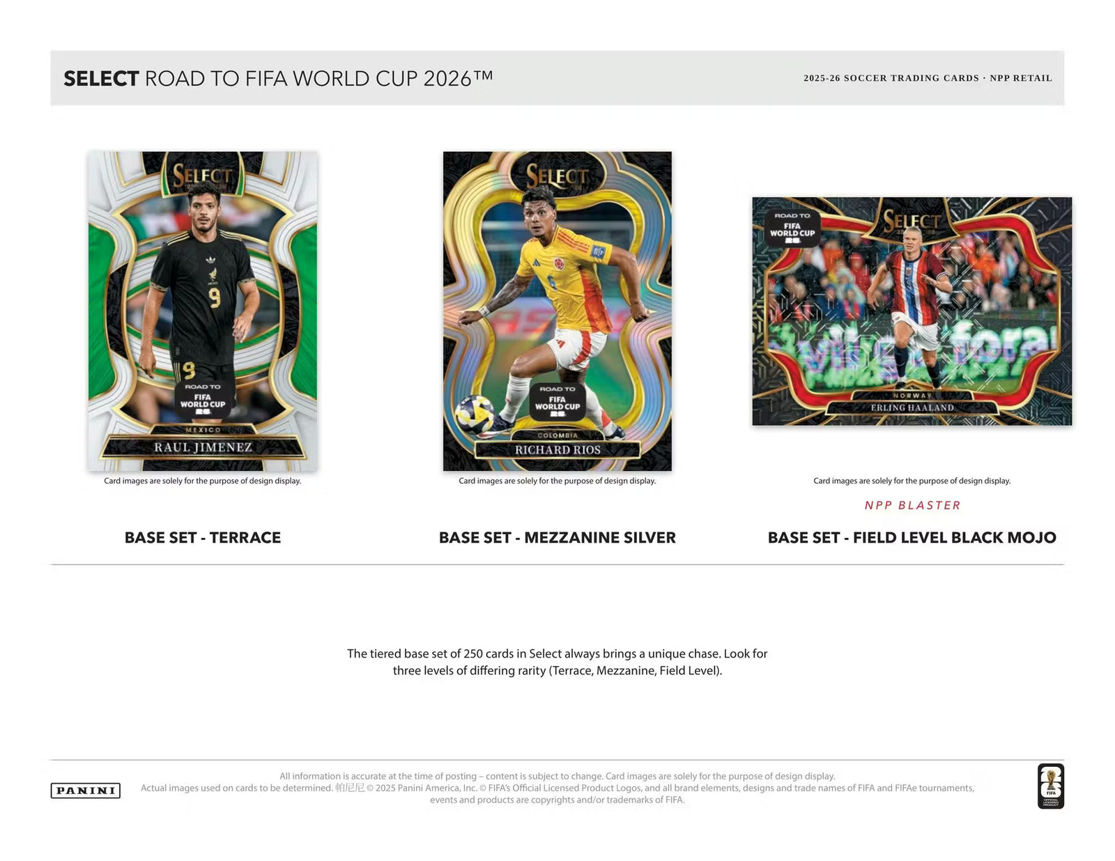 2026 Panini Road World Cup Soccer Blaster Box