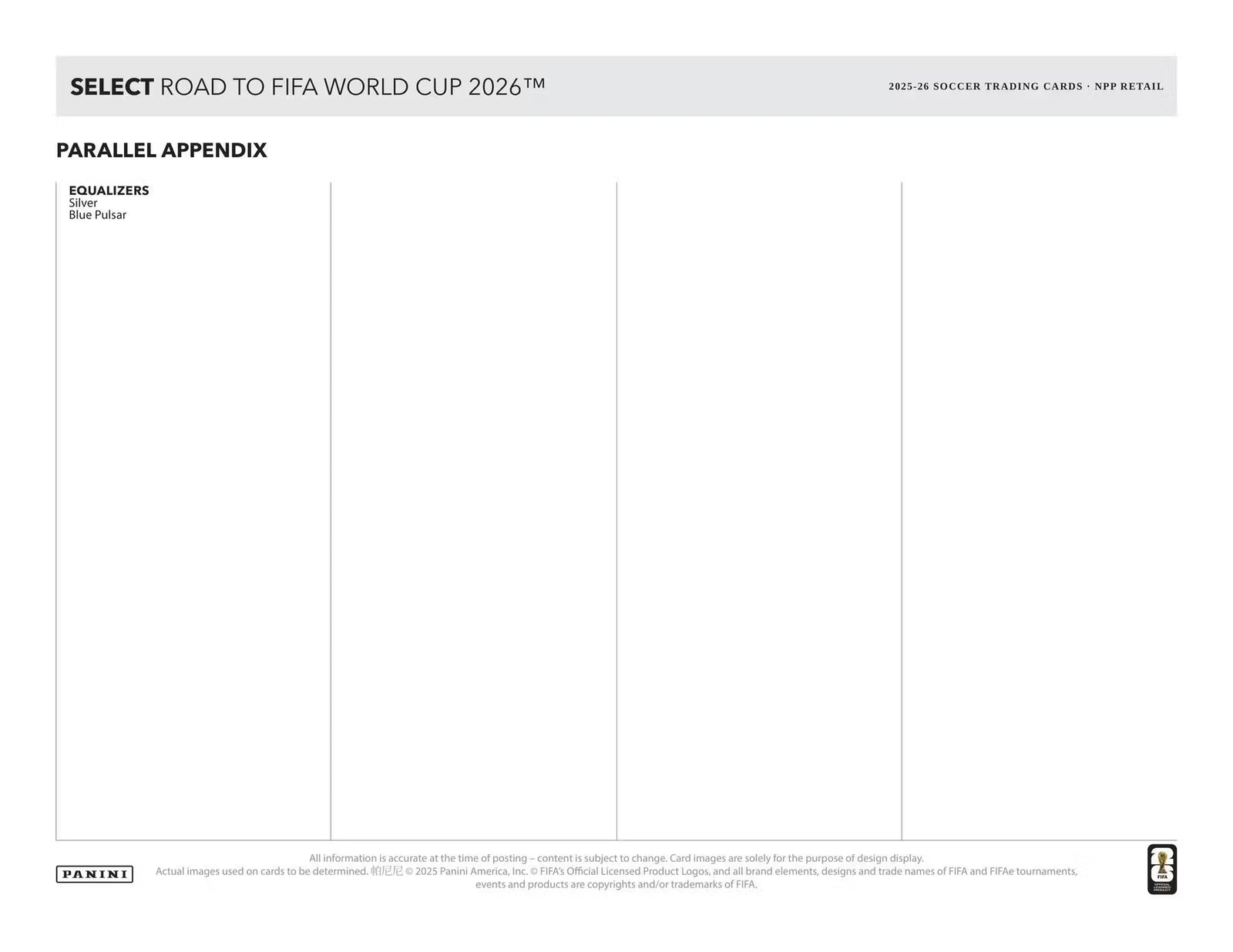 2026 Panini Road World Cup Soccer Mega Box