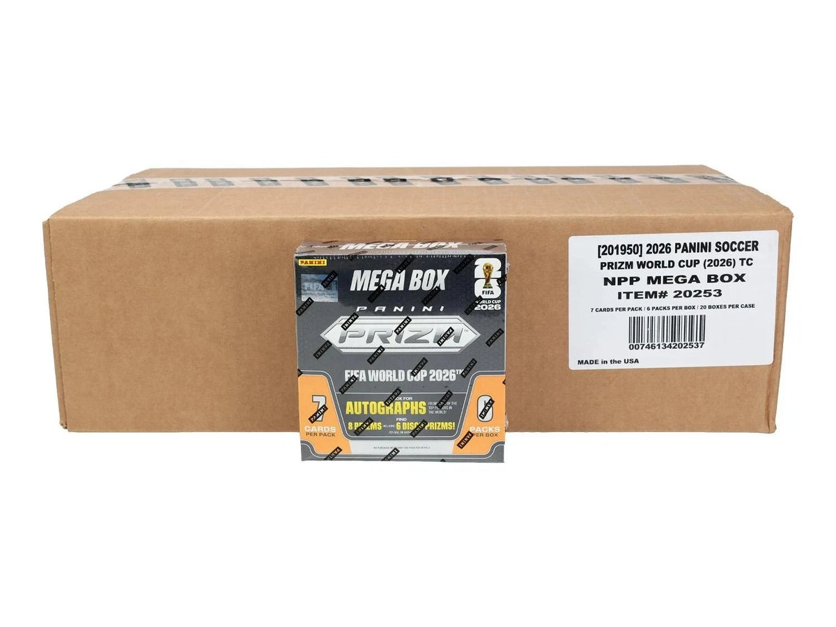 2026 Panini World Cup Prizm Soccer Mega Box - 20 Box Case