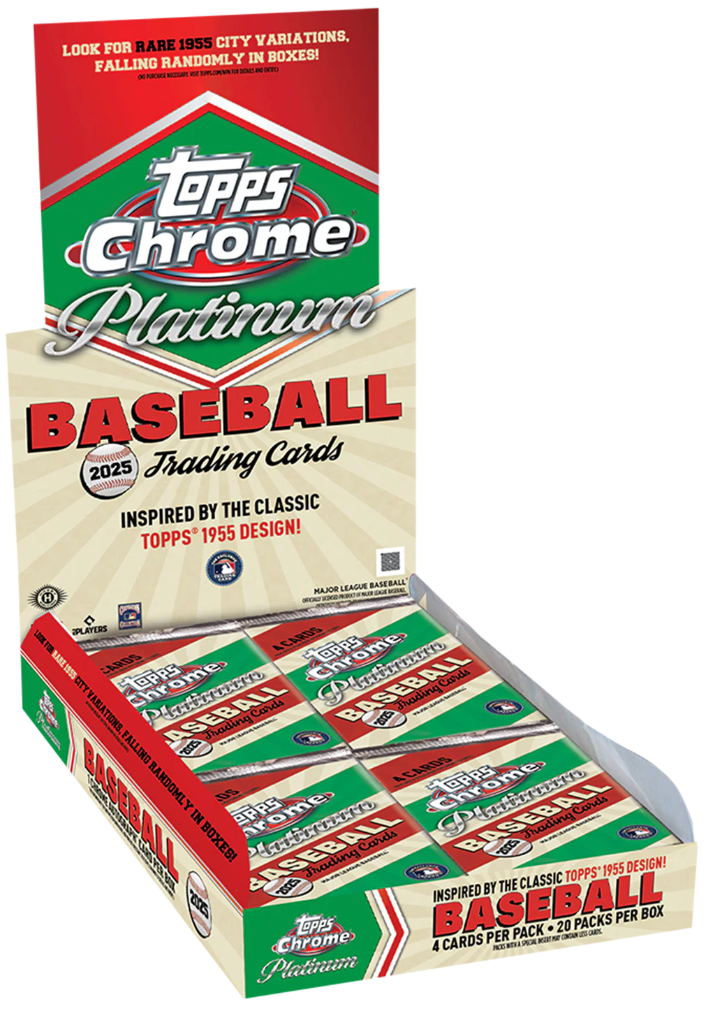 2025 Topps Chrome Platinum Baseball Hobby Box
