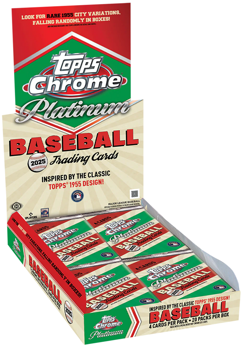 2025 Topps Chrome Platinum Baseball Hobby Box