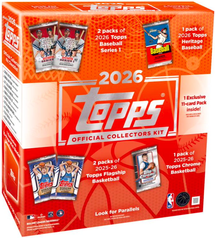 2026 Topps MLB x NBA Official Kids' Collectors Kit