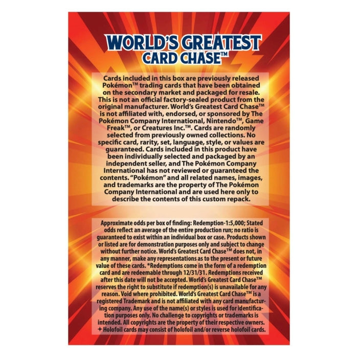 2026 Tristar Hidden Treasures World's Greatest Card Chase Pokemon Box