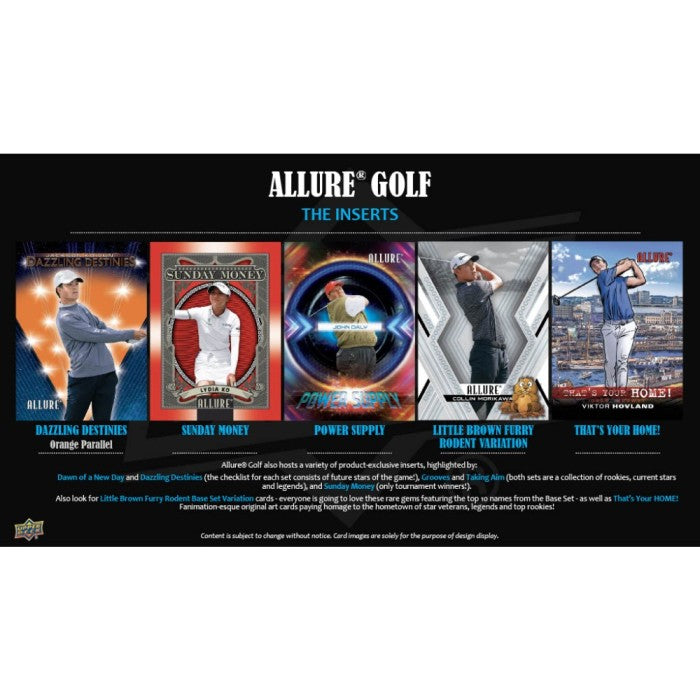2026 Upper Deck Allure Golf Blaster Box