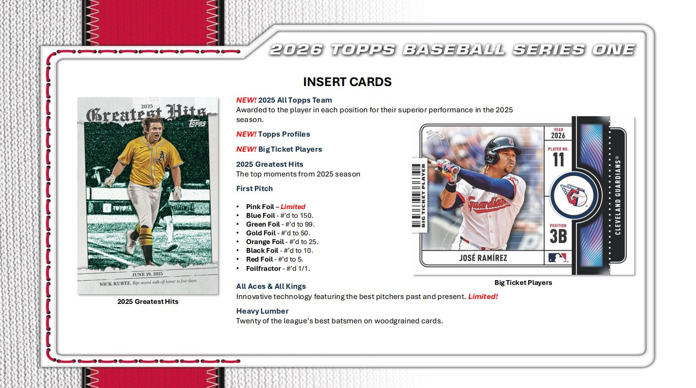 2026 Topps Baseball Series 1 Blaster Box