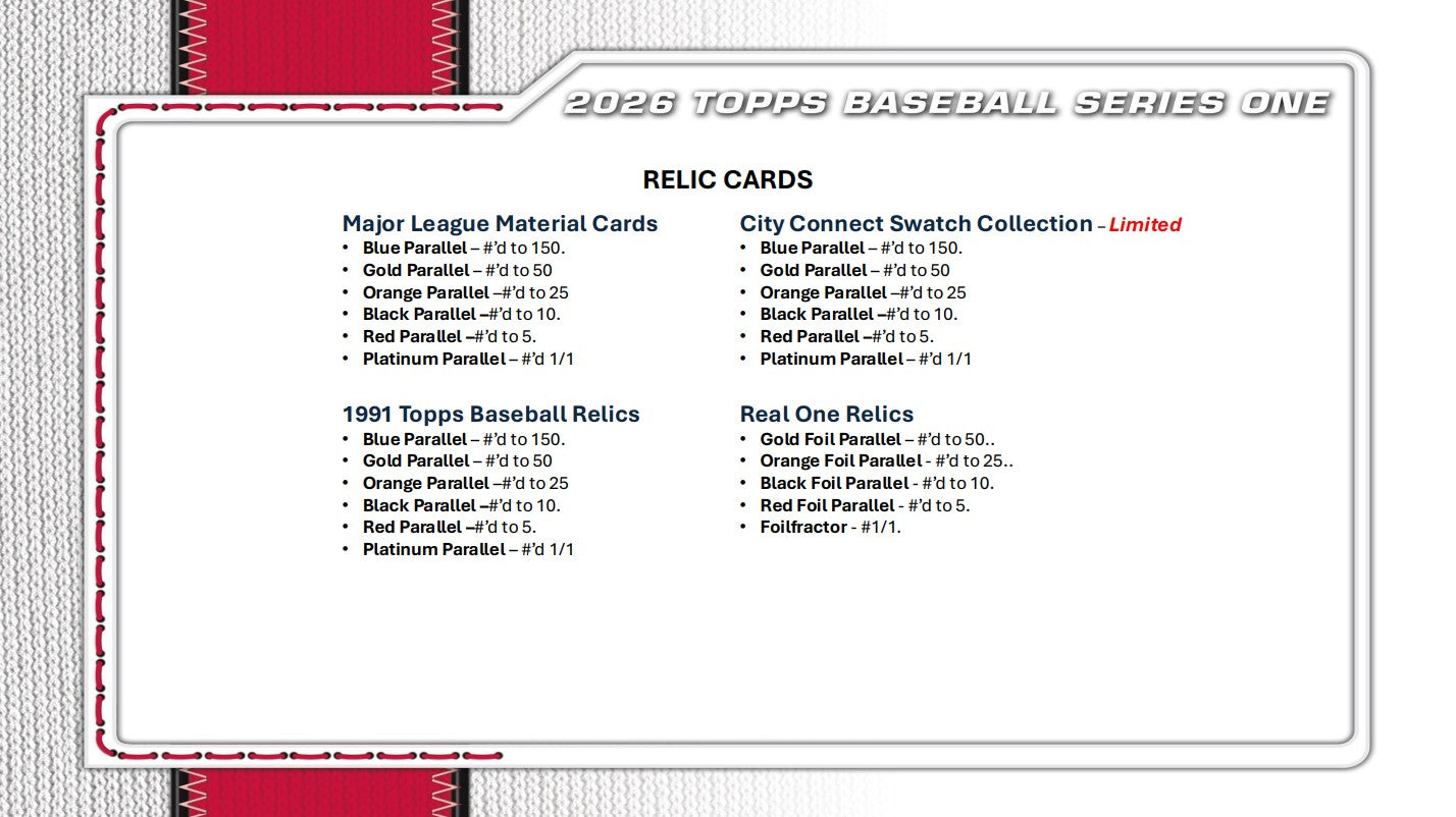 2026 Topps Baseball Series 1 Blaster Box