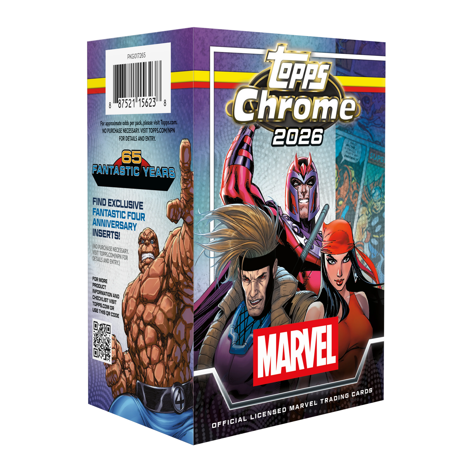 2026 Topps Chrome Marvel Comics Value Box