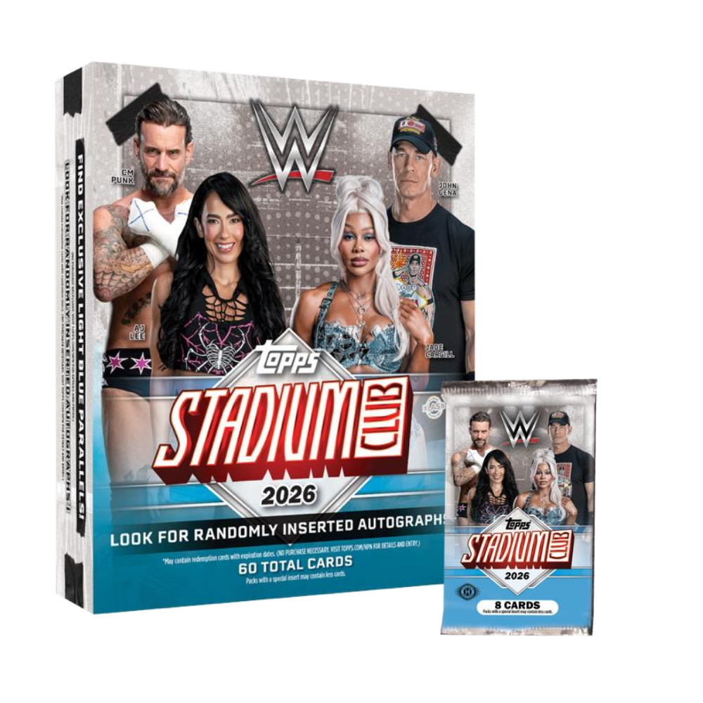 2026 Topps Stadium Club WWE Wrestling Mega Box