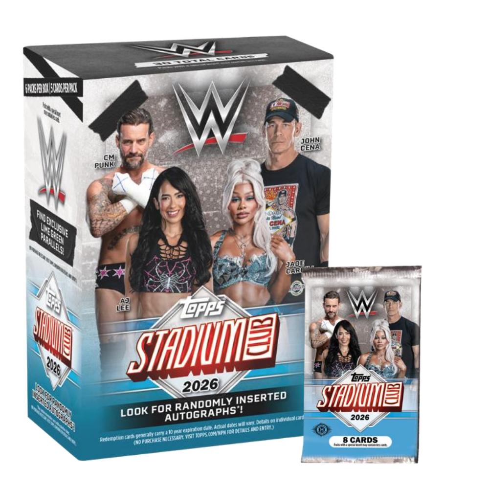 2026 Topps Stadium Club WWE Wrestling Value Box