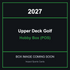 2027 Upper Deck Golf Hobby Box (POS) - image coming soon