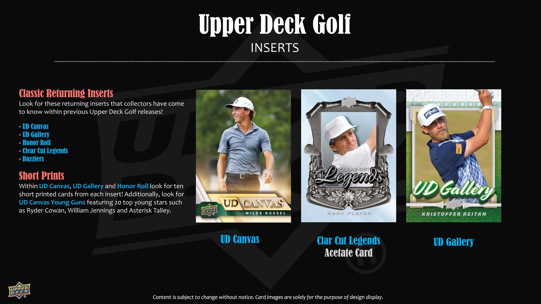 2027 Upper Deck Golf Retail Sell Sheet 4